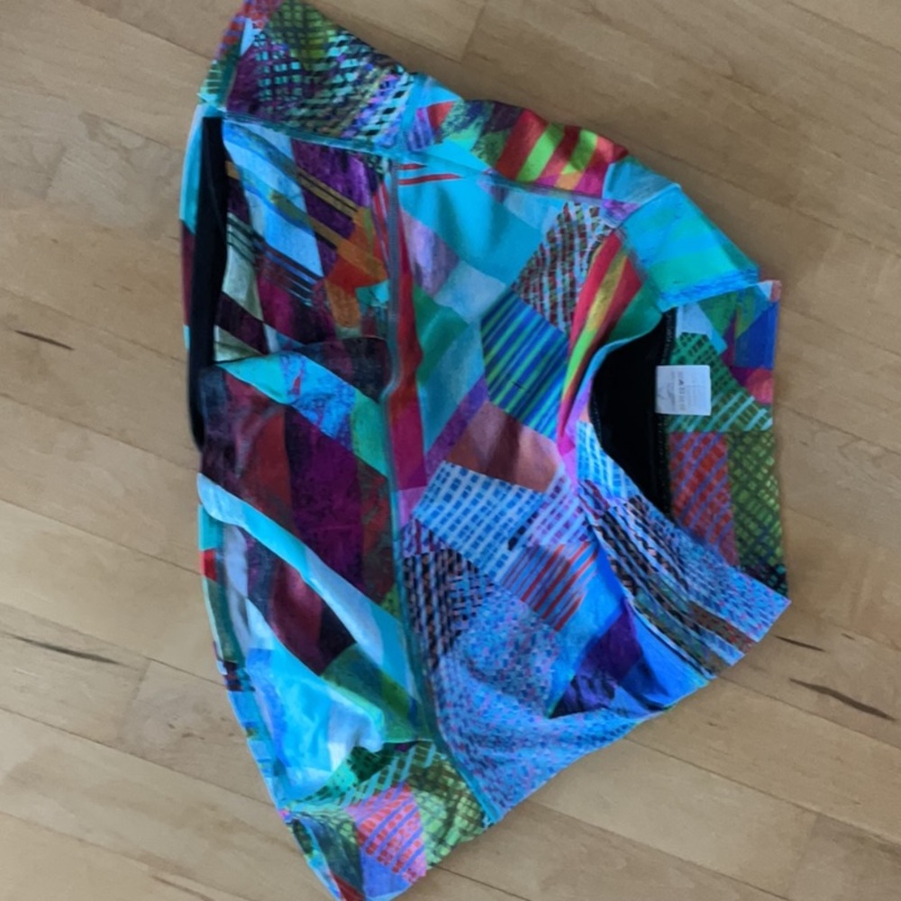 Colorful Geometric Mini Skirt